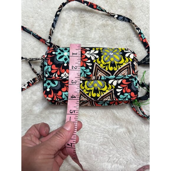 Vera Bradley Sierra Floral Crossbody Wristlet With Strap - Picture 3 of 7